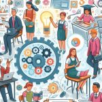 Representation of an inclusive class with diverse students.